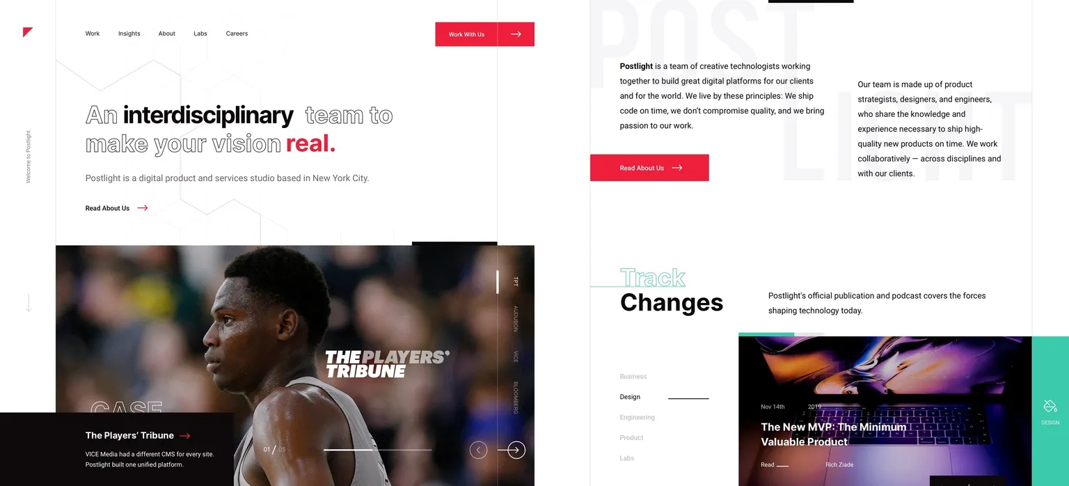 Postlight UX exploration 2