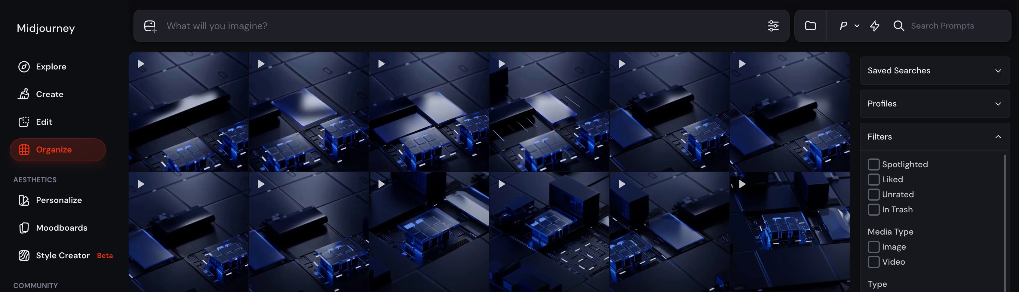 MidJourney generated visuals + minor edits